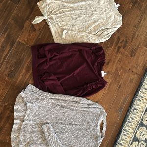 Maternity tops